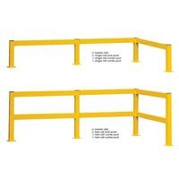 Centre Post 1100x80x80 for Lift Out High Twin Rail Barrier