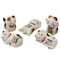 ceramic lucky cat chopstick rests