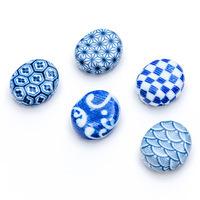 Ceramic Chopstick Rests - Traditional Japanese Pattern, Small
