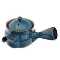 ceramic teapot blue