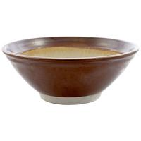 Ceramic Suribachi Mortar Bowl, Large - Brown