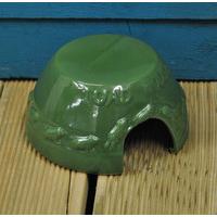 ceramic frog toad house by fallen fruits