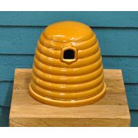 ceramic bumble bee skep nester by wildlife world