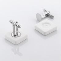 Ceramic Square Cufflinks