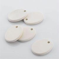 Ceramic Oval Pendant 55 x 45mm