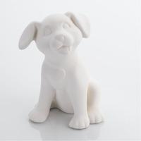 ceramic sitting dog