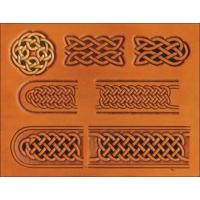 Celtic Belt & Buckle Leather Pattern Template