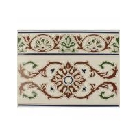 Cenefa Red Flower Tiles - 200x150x6.5mm