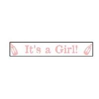 celebrate satin its a girl ribbon