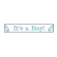 celebrate satin its a boy ribbon