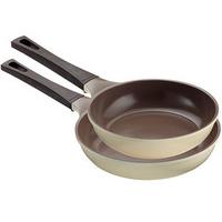 Ceramic-Coated Frying Pans 24cm & 26cm (2? SAVE £10), Ceramic