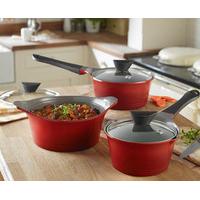 Ceramic Coated Casserole & Saucepan Set (3? SAVE £10)