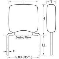 Ceramic capacitor Radial lead 10 nF 50 V 20 % (L x W x H) 3.81 x 2.54 x 5.08 mm Kemet C317C103M5U5TA+ 1 pc(s)