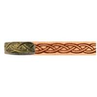 celtic weave leather embossing wheel