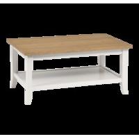 Cedar Falls Coffee Table - White and Oak