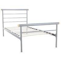 Celine Silver Bed Frame - Single