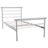 Celine Silver Bed Frame - Single