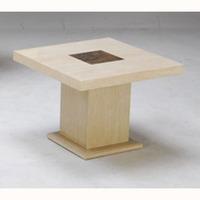 Celine Marble End Table Square In Cream