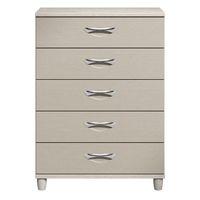 Cesca 5 Drawer Chest Elm and Cashmere