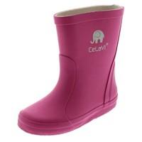 Celavi Baby Girl Wellies, Natural Rubber, Size: 4.5, 12-18 months, Pink, Rain Boots, 1147