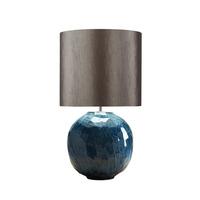 Ceramic Blue Sphere Lamp