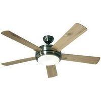 Ceiling fan CasaFan Titanium BN (Ø) 132 cm Case colour: Chrome (brushed)