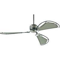 ceiling fan hunter avalon bn 158 cm wing colour grey case colour chrom ...