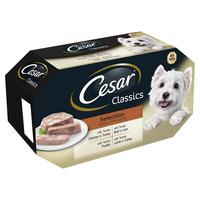 Cesar Tray Dog Food Classic Selection 4X150g
