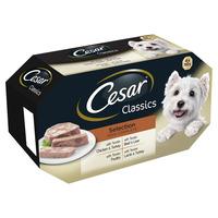 cesar tray dog food classic selection 4x150g