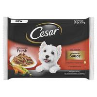 Cesar Pouch Dog Food Fresh Selection in Sauce 4 x 100g