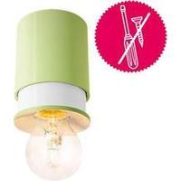 Ceiling light LED, HV halogen E27 40 W Twister Lighting Colours 15660 Green