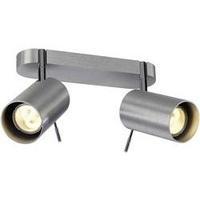 Ceiling floodlight HV halogen, LED GU10 150 W SLV Asto Tube II 147422 Aluminium (brushed)