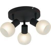 Ceiling floodlight Energy-saving bulb E14 120 W Brilliant 12934/20 Brown, White