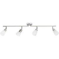 Ceiling floodlight LED E14 12 W Brilliant Bethany G55232/77 Chrome, Iron