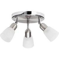 Ceiling floodlight LED E14 9 W Brilliant Bethany G55234/77 Chrome, Iron