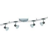 Ceiling floodlight HV halogen GU5.3 140 W Paulmann Sheela 97522 Black