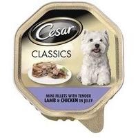 Cesar Classics Mini Fillets With Lamb & Chicken 150G X 14