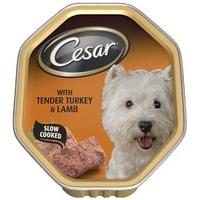 Cesar Dog Food Tray Classics with Tender Turkey & Lamb 150 g (Pack of 14)