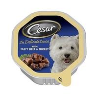 Cesar in Delicate Sauce with Tasty Beef & Turkey 14 x 150g 2100g