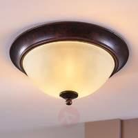Ceiling light Svera with a rust finish