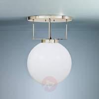 Ceiling light made of brass in Bauhaus style 25 cm