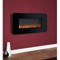 Celsi Touchflame Black Wall Mounted Electric Fire