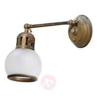 Celia - adjustable wall light with white lampshade