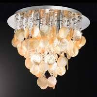 ceiling lamp mia with sparkling pearl of mother