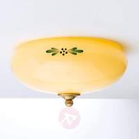 Ceiling lamp Nilay, with green décor
