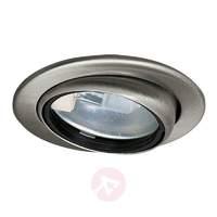 Ceiling spotlight Micro Line, brushed iron