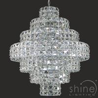 CE811141/11/CH Crystal Egyptian Square Lead Crystal Chandelier