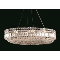 CE09192/12/CH Olovo 12 Light Oval Chrome Ceiling Pendant