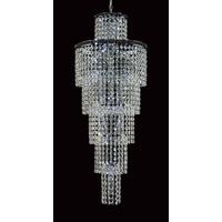 ce0005511ch trento 11 light tiered chrome ceiling pendant