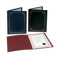 certificate covers linen finish heavyweight card stock black 240g pack ...